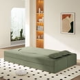 thumbnail image 6 of S-HOME Modern Folding Convertible  Floor Sofa with 2 Pillows , Corduroy Fabric Foam Sleeper Couch for Living Room and Playroom Use, Green, 6 of 13