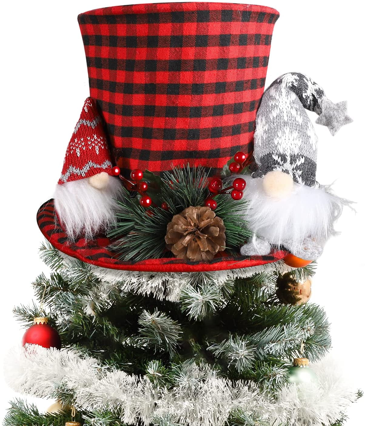 Christmas Hat for Tree Snowman Decors 