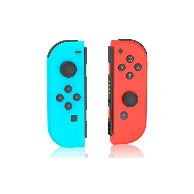 Contrôle des Joypads Switch pour Manette Nintendo Switch, Manettes Switch pour Switch/OLED/Lite, Manette Joypad Switch L/R Prenant en Charge la Double Vibration/fonction de Réveil/contrôle de Mouvement, Sans NFC