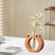 thumbnail image 5 of Adorable florero con forma de gato | Minijarrón de madera de sobremesa con tubo de vidrio para flores frescas | Contenedor hidropónico para decoración del hogar y la oficina, 5 of 6