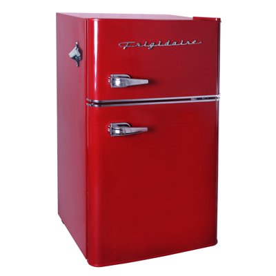 Buy Frigidaire Retro 3 2 Cu Ft Two Door Compact Refrigerator With Freezer Red Online In Turkey 981589170