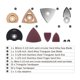 thumbnail image 3 of Kit De Hoja De Sierra Oscilante De 105 Uds., Conjunto De Accesorios De Herramienta Multifuncional Para Fein Multimaster Methold TO003297-00, 3 of 7