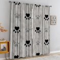 thumbnail image 4 of Cute Cats and Dogs Blackout Curtains for Playroom, Animals Bear Paw Prints Rod Pocket Curtains, Bathroom Curtains Window Luxury Room Decor Apply to Living Room Bedroom Kid Room-W42xL54in, 4 of 6
