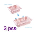 thumbnail image 1 of Cajón telescópico Nevera Caja de almacenamiento Deslice Alimentos Frutas Verduras Organizador Contenedor Cesta Soporte Scienceny HA2578-04*2, 1 of 6
