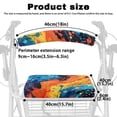 thumbnail image 6 of HELLHERO Graffiti Rollator Seat Cover Seat & Back Covers and Easy Installation Easy Install for The Elderly, 6 of 7