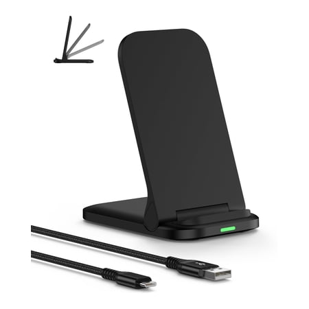 can Fast Samsung Wireless Charging Stand, 15W Cordless Phone Charger Stand, Android Wireless Charger Dock Holder Station for Samsung Galaxy S26 S25 Edge S24 Ultra S23 FE S22 S21 Z Fold7 Flip7 Note20
