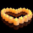 thumbnail image 1 of lote De 24 piezas Bougies Led Piles Sans Flamme, Raliste Et Bright, Led Lumires De Th - Fausses Bougies Lectriques Pour Votive Table Party Anniversair, 1 of 5