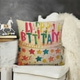 thumbnail image 2 of YINGXI Throw Pillow Cover,Birthday Gift Outdoor Decoration for Sofa Couch Farmhouse 22x22in, 2 of 5