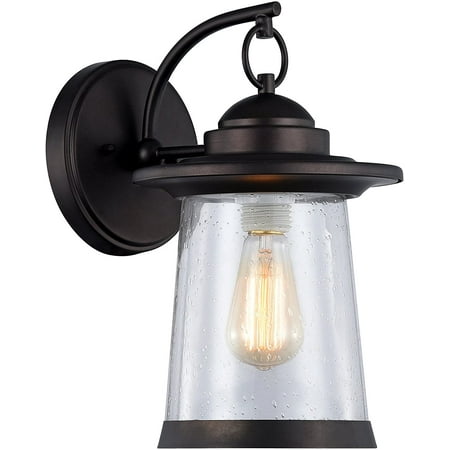 

RADIANCE Goods Transitional 1 Light Rubbed Bronze Outdoor Wall Sconce 13 Height
