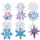 thumbnail image 4 of Billuyoard Moldes de copo de nieve colgante de silicona DIY artesanía hecha a mano decoración molde Año Nuevo Festival presente resina sin Tipo 2 20Conjunto, 4 of 6