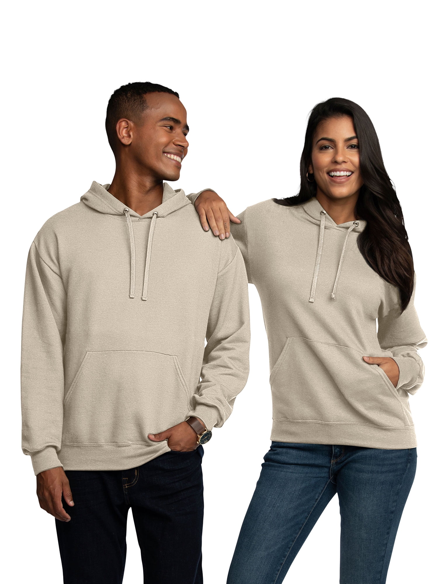 Fruit of the Loom Men's EverSoft Fleece Hoodie, Cozy Pullover Sweatshirt, Sizes S-3XL