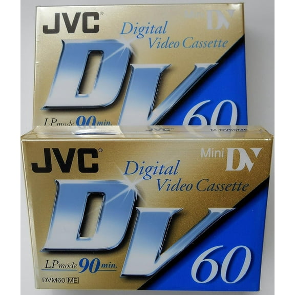 Mini Digital Video Cassette, 2-Pack