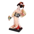 thumbnail image 5 of Japanese Statuette Decoration Doll Hand Painted with Fine Details for Living Room or Windowsill Display, 5 of 9