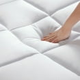 thumbnail image 2 of Allswell Ultra Plush Pillow Top Mattress Topper, Queen, 2 of 7