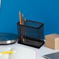 thumbnail image 4 of YIMWNYI Metal Mesh Pen Storage Box, Compact Desk Organizer for Office Supplies, Wall-Mounted or Desktop Storage for Pens, Pencils, Makeup Brushes, and Small Items, Space-Saving Design, 4 of 8