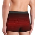 thumbnail image 5 of Kll Red Geometric Perforated Square Background Men'S Cotton Boxer Briefs Underwear-Xx-Large, 5 of 9