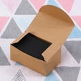 thumbnail image 4 of COMPUKAS Cartes de Notes Rétro Papier Kraft Noir pour Style Classique 100 Pcs 3.54x2.09x0.04 Po, 4 of 7