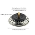 thumbnail image 2 of Sink Cover Stainless Steel Water Drain Cover Bath Water Sink Waste Filter Kitchen Draining Stopper, 1pc, 2 of 8
