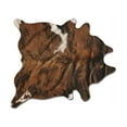 thumbnail image 1 of Natural 676685001238 6 x 7 ft. Kobe Exotic Cowhide Rug - Classic Brindle, 1 of 3