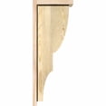 thumbnail image 3 of 6"W x 10"D x 26"H Ridgewood Rough Sawn Corbel w/Backplate, Douglas Fir, 3 of 9