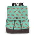 thumbnail image 1 of Fotbe Cartoon Lobsters 4 Mochila Bolso con Estampado para Mujer, Mochila Antirrobo de Nylon Impermeable, Bolsa Ligera de Hombro, 1 of 4