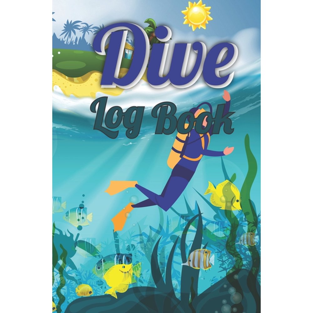 Dive Log Book Scuba Diving Logbook for Beginner, 100 Pages in 6" x 9