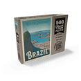 thumbnail image 2 of MyPuzzle - Brazil: Rio De Janeiro Harbor View, Vintage Poster - Premium 500 Piece Jigsaw Puzzle for Adults, 2 of 6