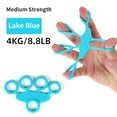 thumbnail image 4 of Banda De Resistencia De Muñeca Banda de agarre de mano de 5 dedos de silicona elástica para entrenamiento físico en el gimnasio (azul) Ndcxsfigh  Para Estrenar, 4 of 7