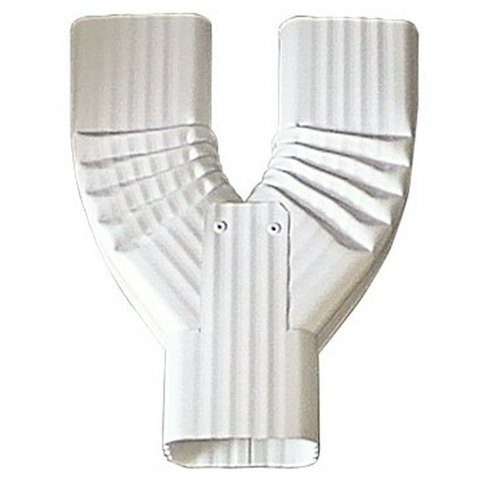 Y Downspout Funnel, 3x4, Low Gloss White Y Downspout Funnel, 3x4, Low Gloss White