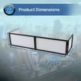 thumbnail image 4 of Pyle PDJFAC02 20x68x16 Inch Tabletop DJ Booth Cover Screen Scrim Panel Facade, 4 of 7