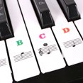 thumbnail image 3 of Piano Stickers Keyboard Music Note Chart Removable Decal 49, 54, 61, 88 Keys, 3 of 6