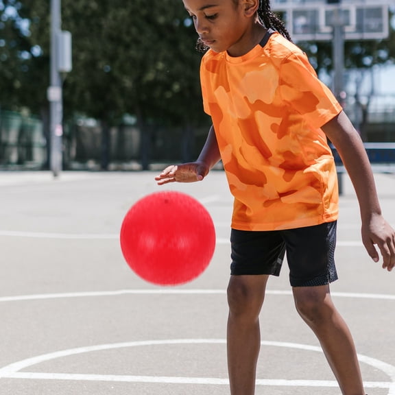 FUEENIRVA 1 Set Red Inflatable Playground for Kids, Lightweight 8.5 Inch Sports for Outdoor Fun