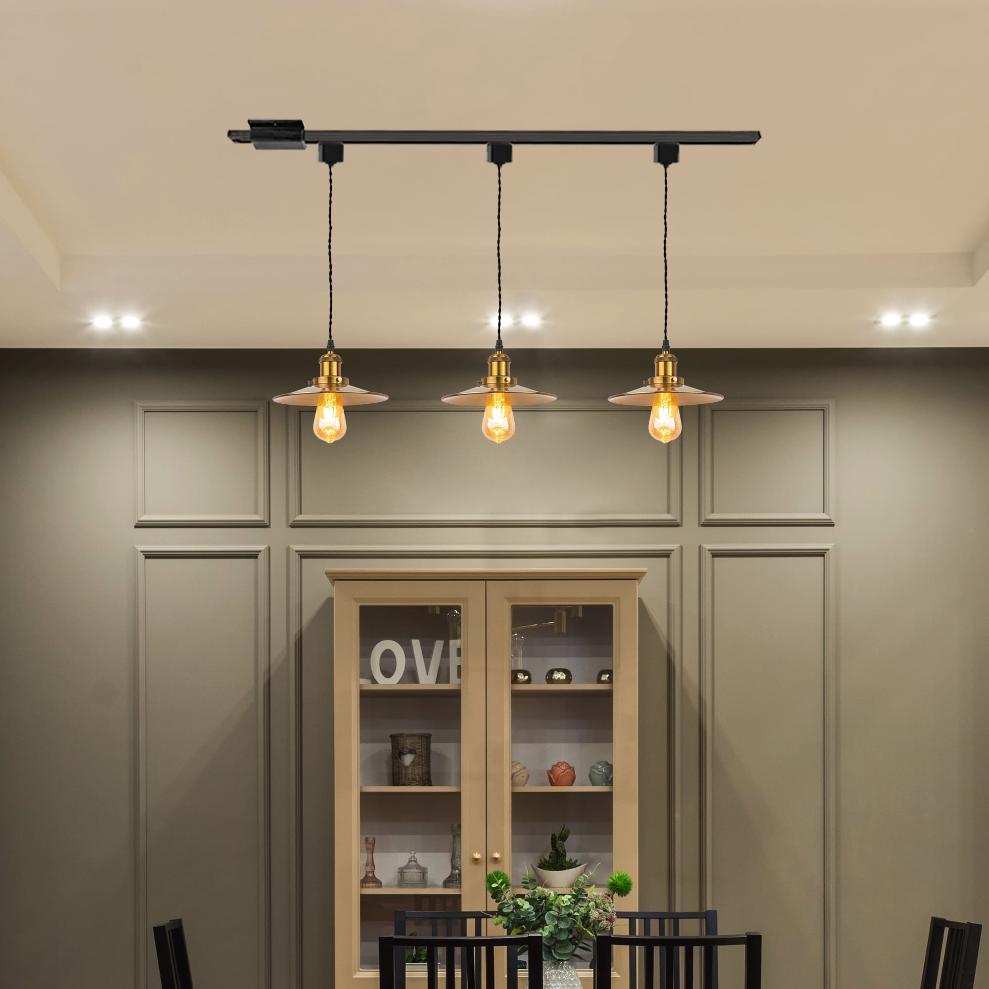 Kiven H-Type Track Lighting, 1-Light Modern H Track Light