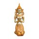 thumbnail image 2 of Figura de Buda tailandés, escultura, estatua de Buda meditador budista, estatua de Buda arrodillado en oración para estante de sala de estar, mesa de Oro, 2 of 8