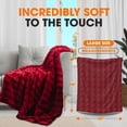 thumbnail image 4 of Cheer Collection Faux Fur to Microplush Reversible Throw Blanket, 4 of 5