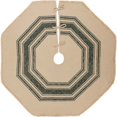 thumbnail image 2 of VHC Brands Beige Striped Cotton Christmas Tree Skirt, 55", 2 of 4