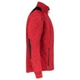 thumbnail image 4 of Projob Mens Heathered Fleece Jacket, 4 of 5