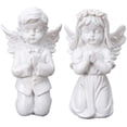 thumbnail image 2 of Iuhan 2Pcs Praying Cherub Statue, Angel Figurine Garden Decor, Kneeling Cherub Resin Sculpture for Indoor Outdoor Patio Porch Home Decor, 2 of 9