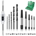 thumbnail image 1 of 11Pcs Damaged Screw Extractor Set Chrome Vanadium Steel Stripped Bolt Extractor Kit Portable Easy Out Multiple Size Screw Remover Tool Kit for Damaged Broken Frozen Rusted Screws, 1 of 10