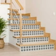 thumbnail image 4 of Mi Alma Floral Black White Tile Stickers - Removable Vinyl 4x4, 24 pcs, 4 of 11