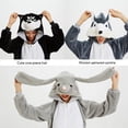 thumbnail image 4 of Pijamas de unicornio para mujer y adultos, ropa de dormir cálida, disfraces de Anime, mono de dibujos animados, Unisex, Stitch, Kigurumi, invierno, nuevo, 4 of 4
