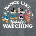 thumbnail image 3 of Disney - Mickey & Friends - Daisy, Minnie, Donald Duck, & Mickey - Dance Like Nobody's Watching - Men's Long Sleeve T-Shirt, 3 of 5