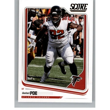 - 2018 Score #20 Dontari Poe Atlanta Falcons Football Card