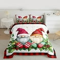 thumbnail image 2 of Homewish Cartoon Gnome Bedding Comforter Set,Rustic Christmas Flower Twin Comforter Sets,Red Xmas Berry Bedding Set For Girls Kids,Breathable Home Decor Reversible,2 Pieces, 2 of 8