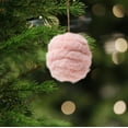thumbnail image 6 of Floleo Christmas Large Velvet Balls Ornaments 2.36In Shatterproof Tree Hanging Plastic Ball Set Xmas Bulk Flocked Ornaments For Christmas Tree Home Party Wreath Decorations, 6 of 7