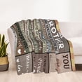 thumbnail image 6 of Gifts for Brother Blanket - Brother Gift from Sister - Brother Gifts - Brother Birthday Gift - Birthday Gifts for Men - Soft Throw Blankets for Bed Sofa Couch Travel Beach (Brown, 50x60 Inch), 6 of 6