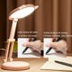 thumbnail image 5 of Lámpara de escritorio LED para niños, lámpara de noche con orejas de gato rosa para niñas, ajustable, 5 of 5