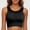 Black, variant on DuoJiaJ Large Size Shockproof Gathered Yoga Fitness Mesh Vest Running Breathable Quick Drying Sports Underwear Bra Bras for Women Black