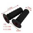 thumbnail image 3 of 22mm 25mm 1" Retro Vintage Handlebar Hand Grips for Honda CB400 CG Harley Custom, 3 of 3