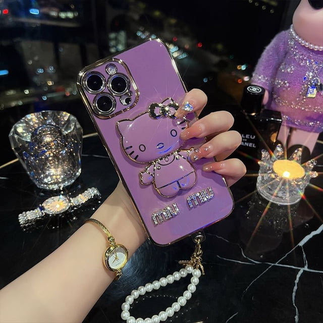 Para Xioami Mi 11 Lite 11T Poco X3 X5 Redmi 9T 10C 12C Note 12 11 10 9 Pro Plus 9S 9A Funda De Dibujos Animados Suave KT Con Pulsera De Mano